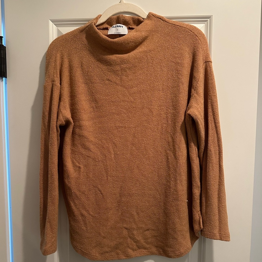 Old Navy high neck sweater- medium/beige